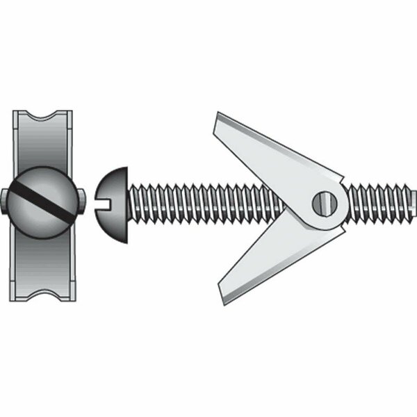 Aceds 0.19 x 4 in. Toggle Bolt, 12PK 5333612